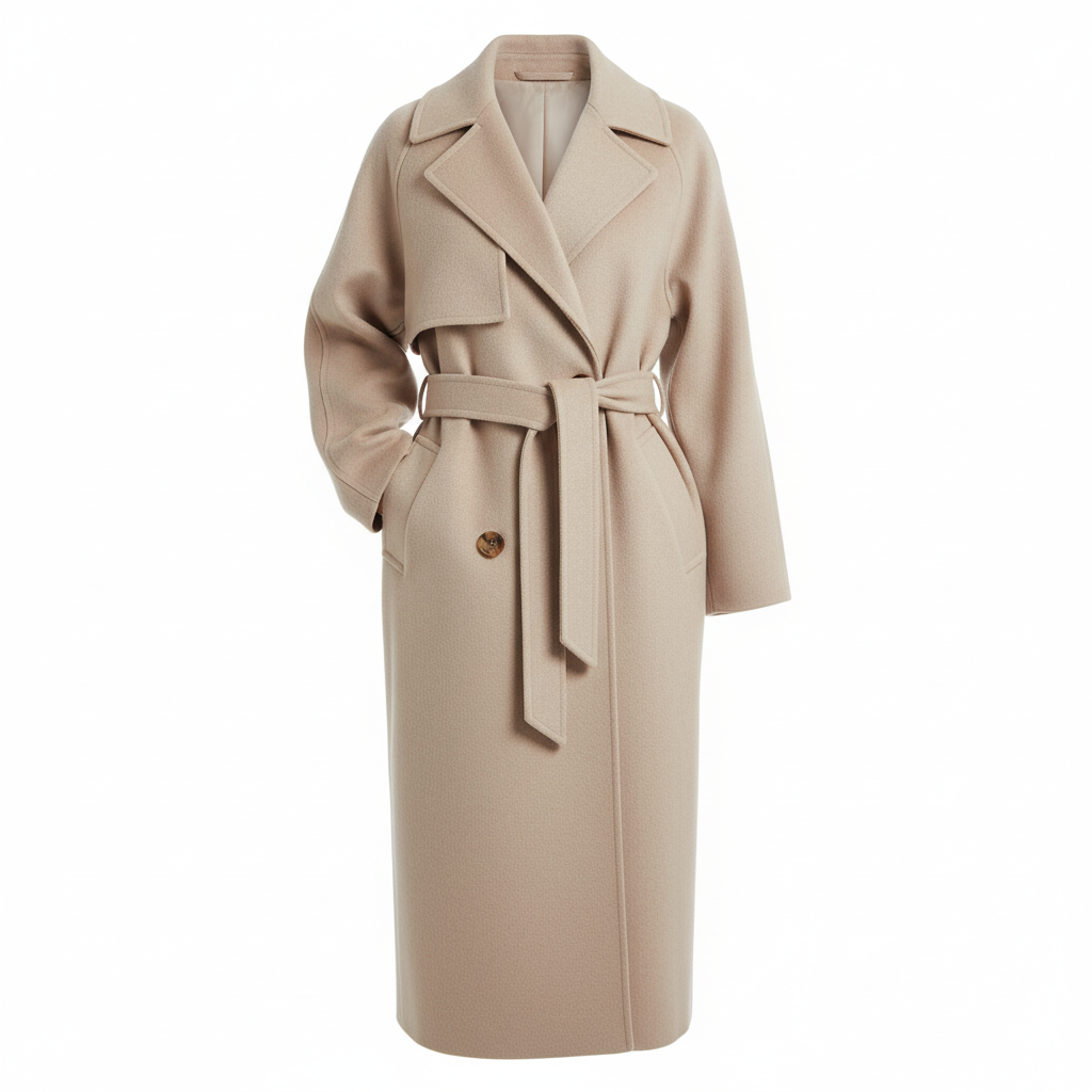 Płaszcz Trencz Z Długim Rękawem - Praktyczny I Trwały