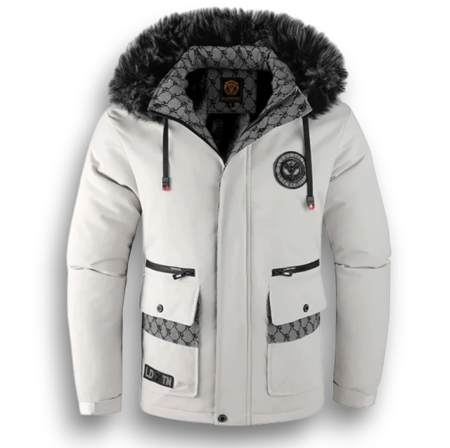 Zimowy Płaszcz z Kapturem – Ocieplana Kurtka na Zimę