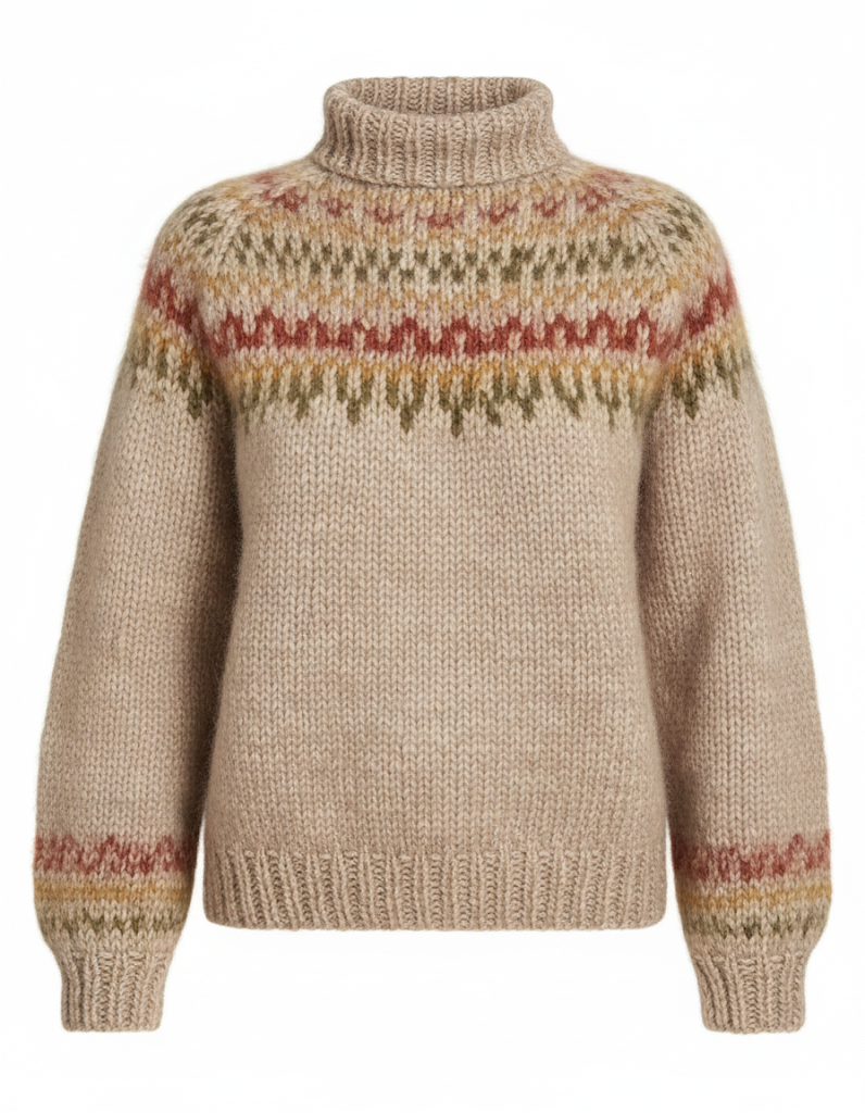 Stylowy Sweter Z Wysokim Kołnierzem – Ponadczasowy Akcent