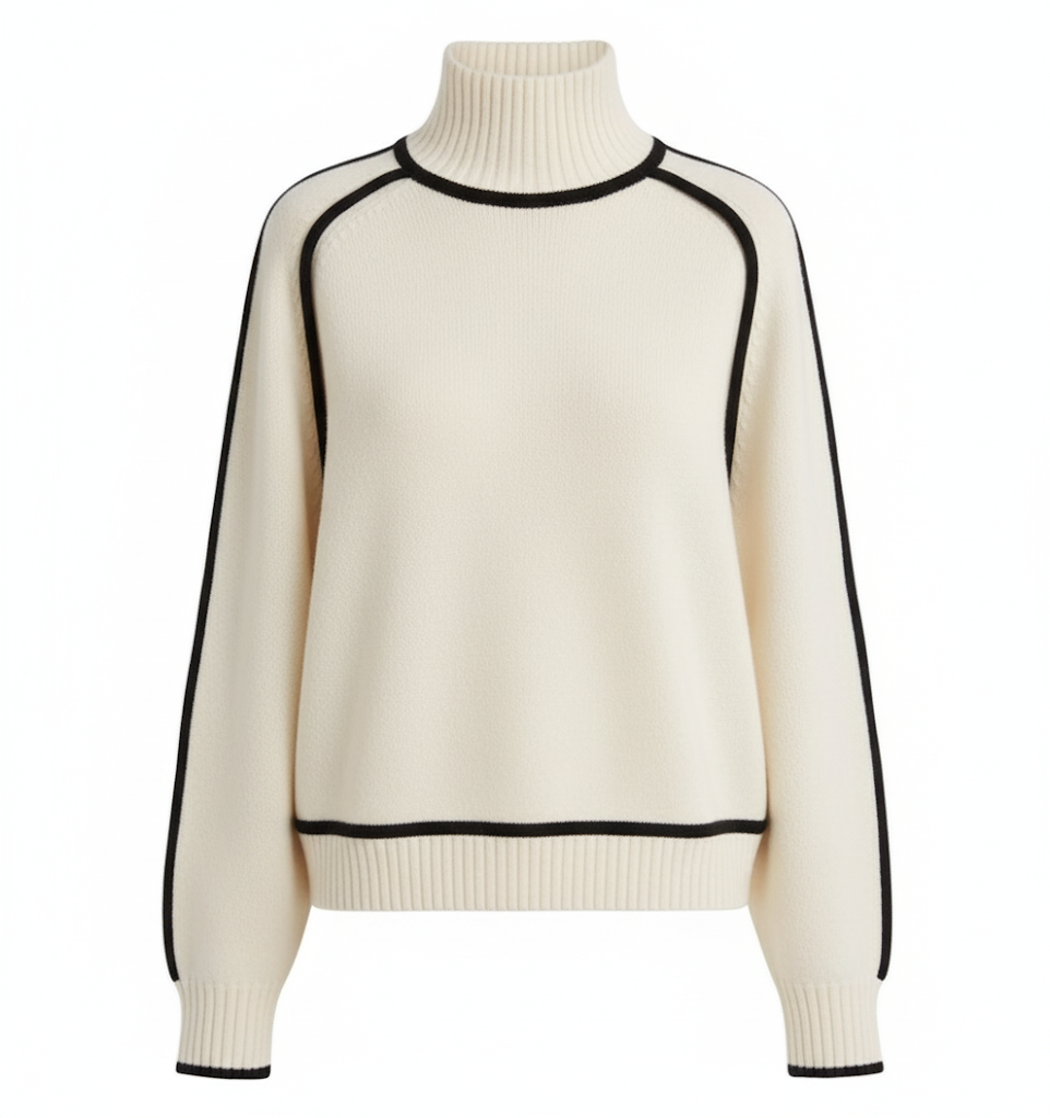 Sweter z Golfem - Przytulny Zimowy