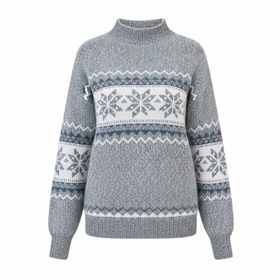 Sweter z Długim Rękawem - Zimowy Przytulny