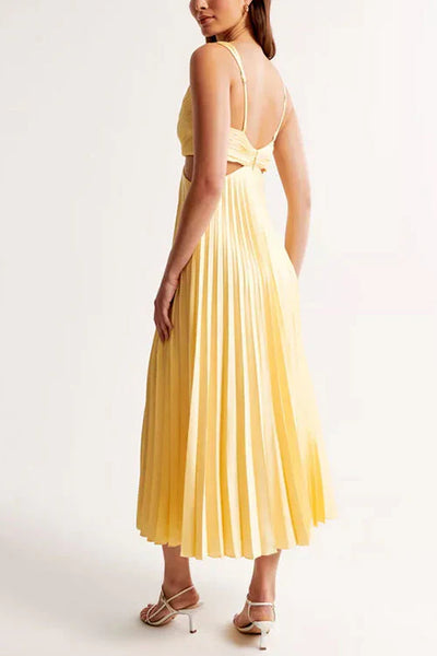 Stylowa Plisowana Sukienka | Maxi