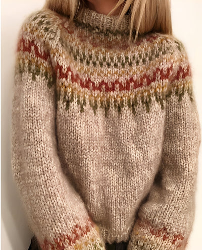 Stylowy Sweter Z Wysokim Kołnierzem – Ponadczasowy Akcent