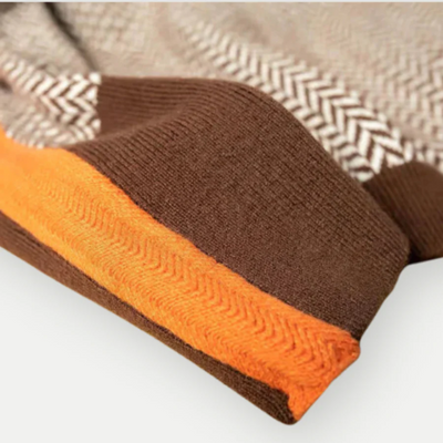 Nowoczesny Sweter Zimowy - Długi Rękaw