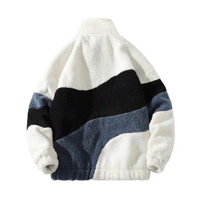 Vintage Kurtka Z Okrągłym Dekoltem | Uniwersalny Design