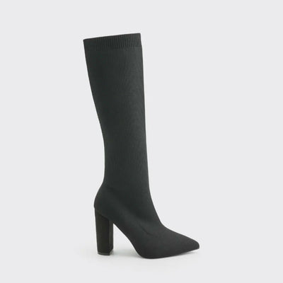 Wysokie Buty z Eleganckim Wykończeniem – Modny Akcent na Sezon