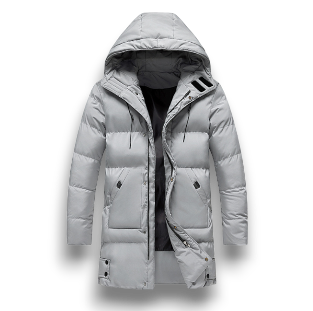 Kurtka Zimowa z Kapturem | Długa Kurtka | Odzież Wierzchnia na Zimę