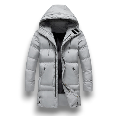 Kurtka Zimowa z Kapturem | Długa Kurtka | Odzież Wierzchnia na Zimę