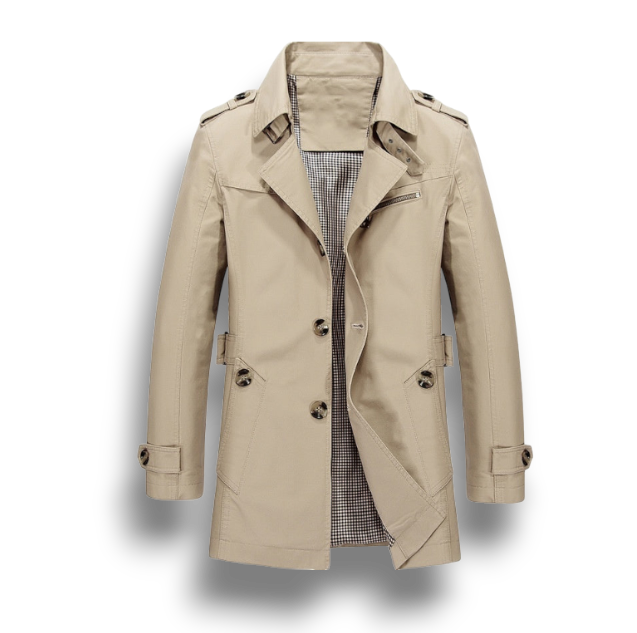 Zimowa Kurtka Na Jeden Rząd Guzików – O Długości Do Pośladków