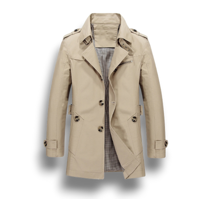 Zimowa Kurtka Na Jeden Rząd Guzików – O Długości Do Pośladków