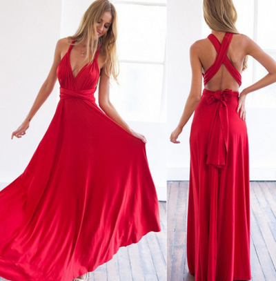 Stylowa Sukienka Kopertowa | Maxi