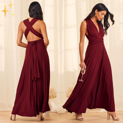 Stylowa Sukienka Kopertowa | Maxi