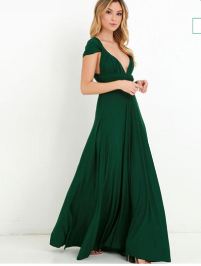 Stylowa Sukienka Kopertowa | Maxi