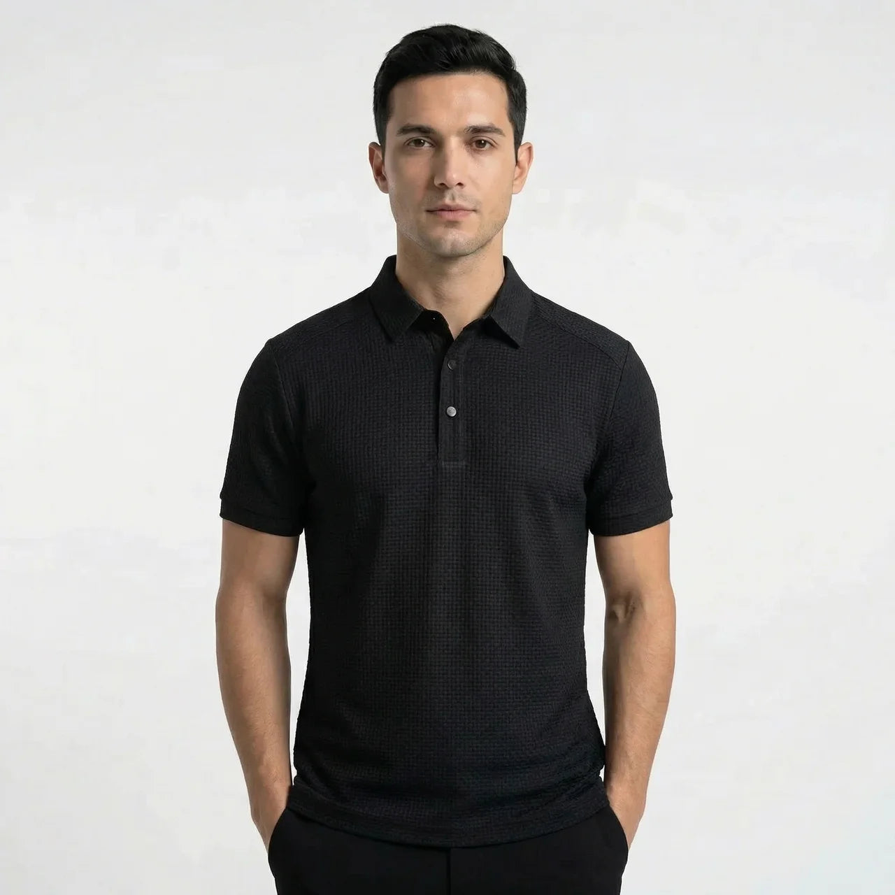 Polo Męskie Letnie Z Siatką