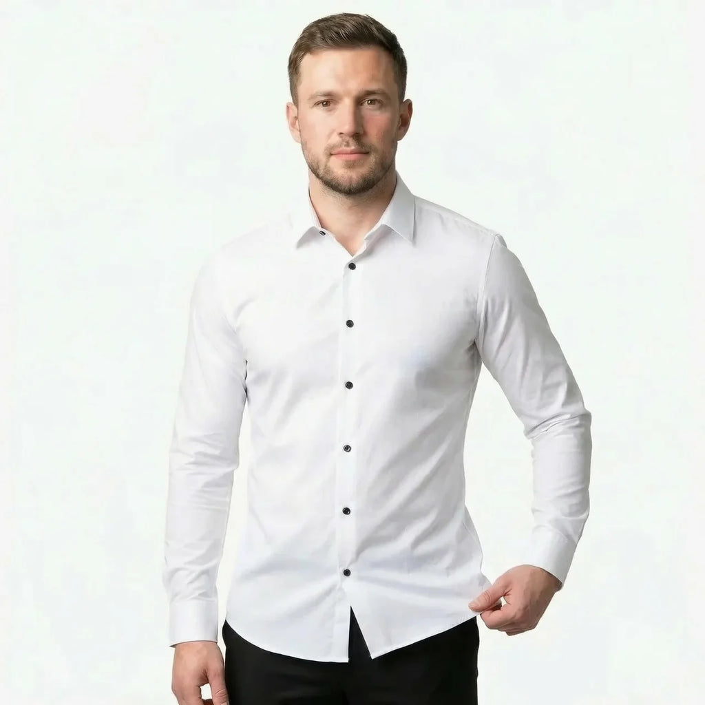 Koszule Męskie Bez Prasowania Stretch