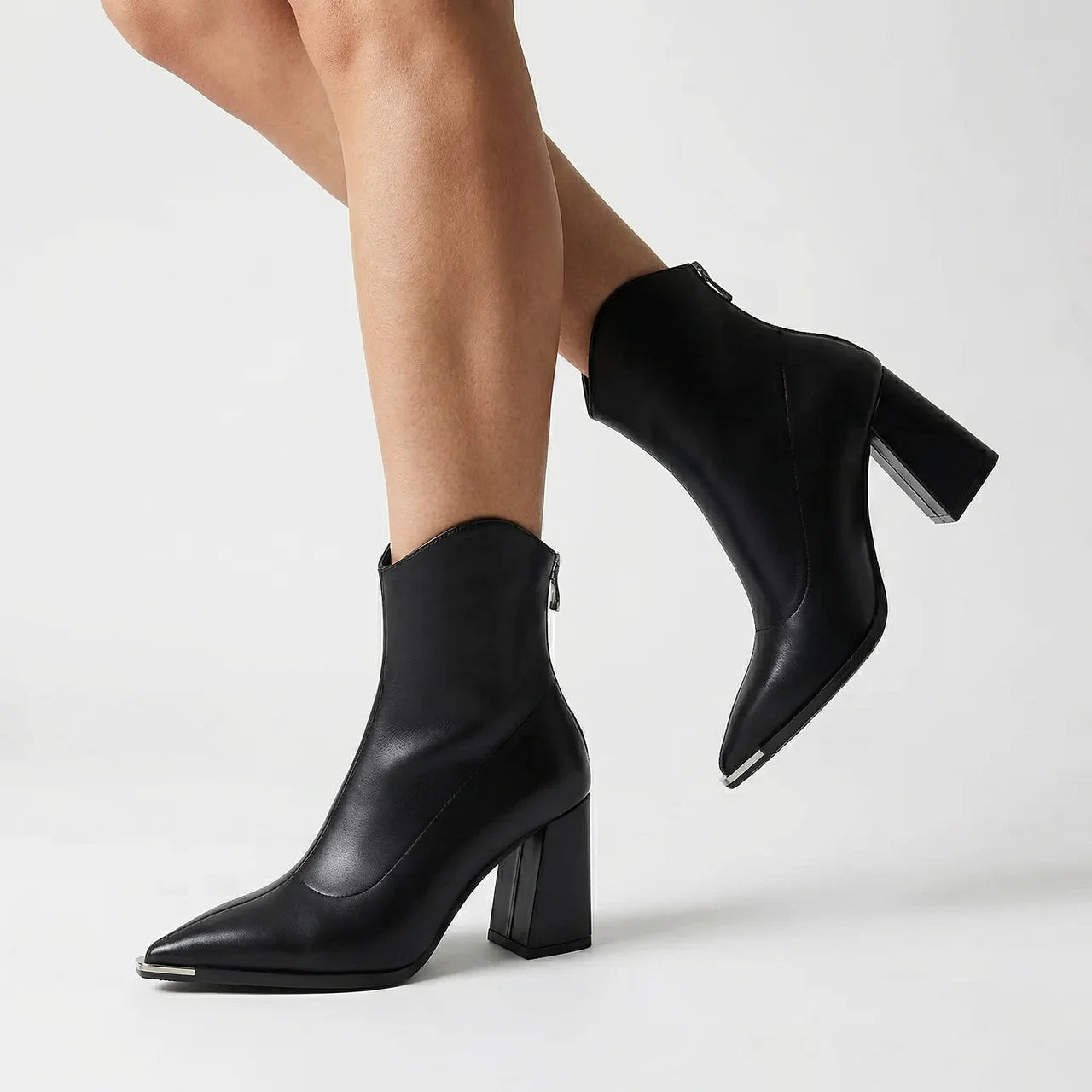 Buty Chelsea Wsuwane Z Metalowym Noskiem