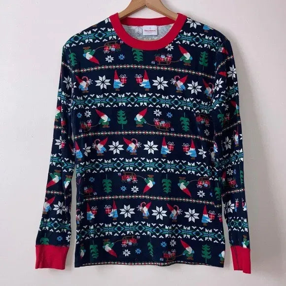 Klasyczny Sweter Świąteczny – Retro Dziany Zimowy Pulower