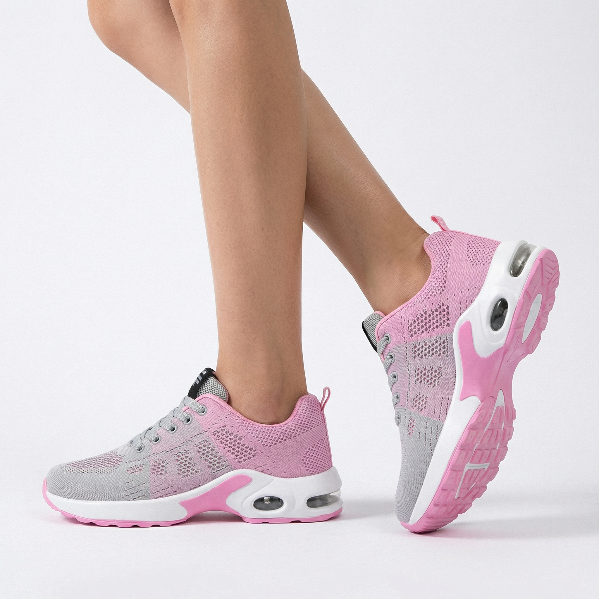 Sneakersy Damskie Sznurowane Do Chodzenia