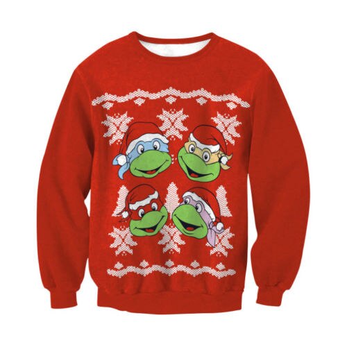 Retro Sweter Świąteczny – Klasyczny Wesoły Pulower