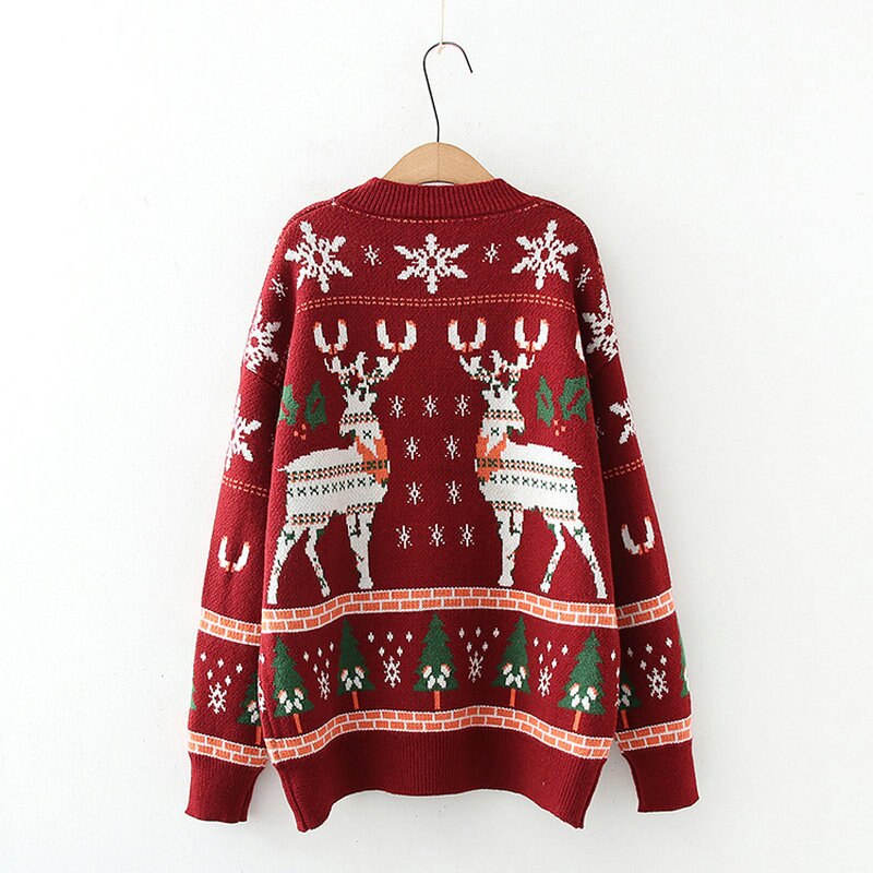 Klasyczny Sweter Świąteczny – Vintage Pulower Na Boże Narodzenie