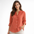 Koszula Damska Luźna Casual Regular Fit