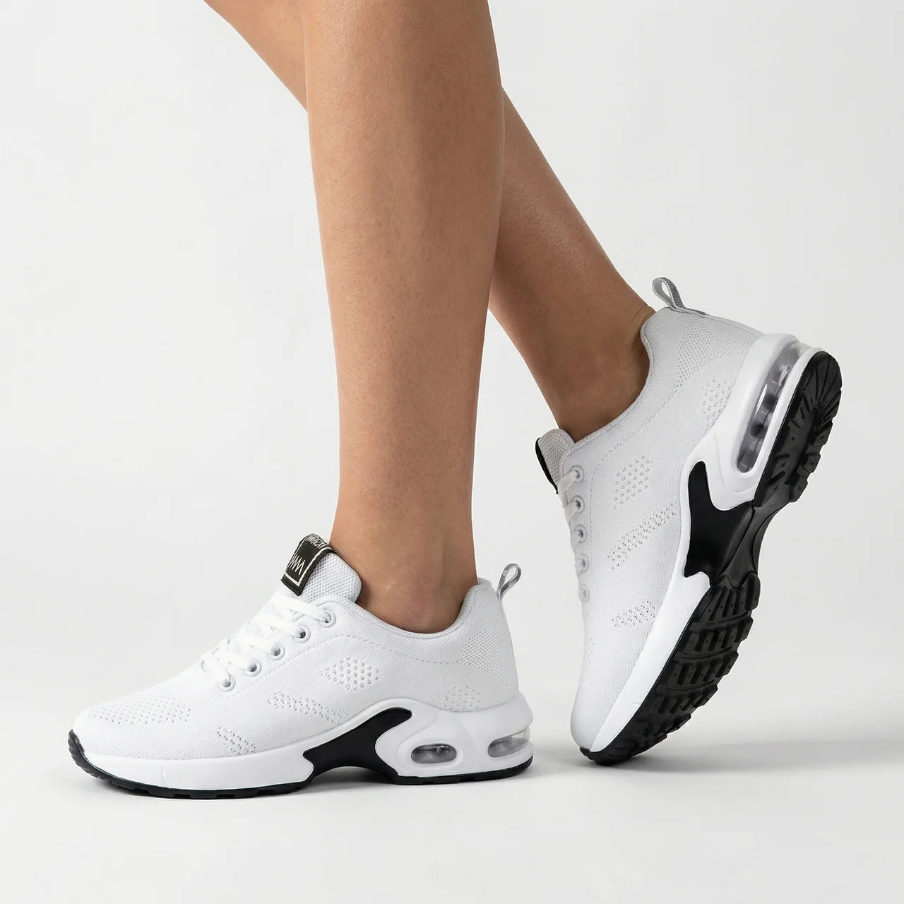 Sneakersy Damskie Sznurowane Do Chodzenia