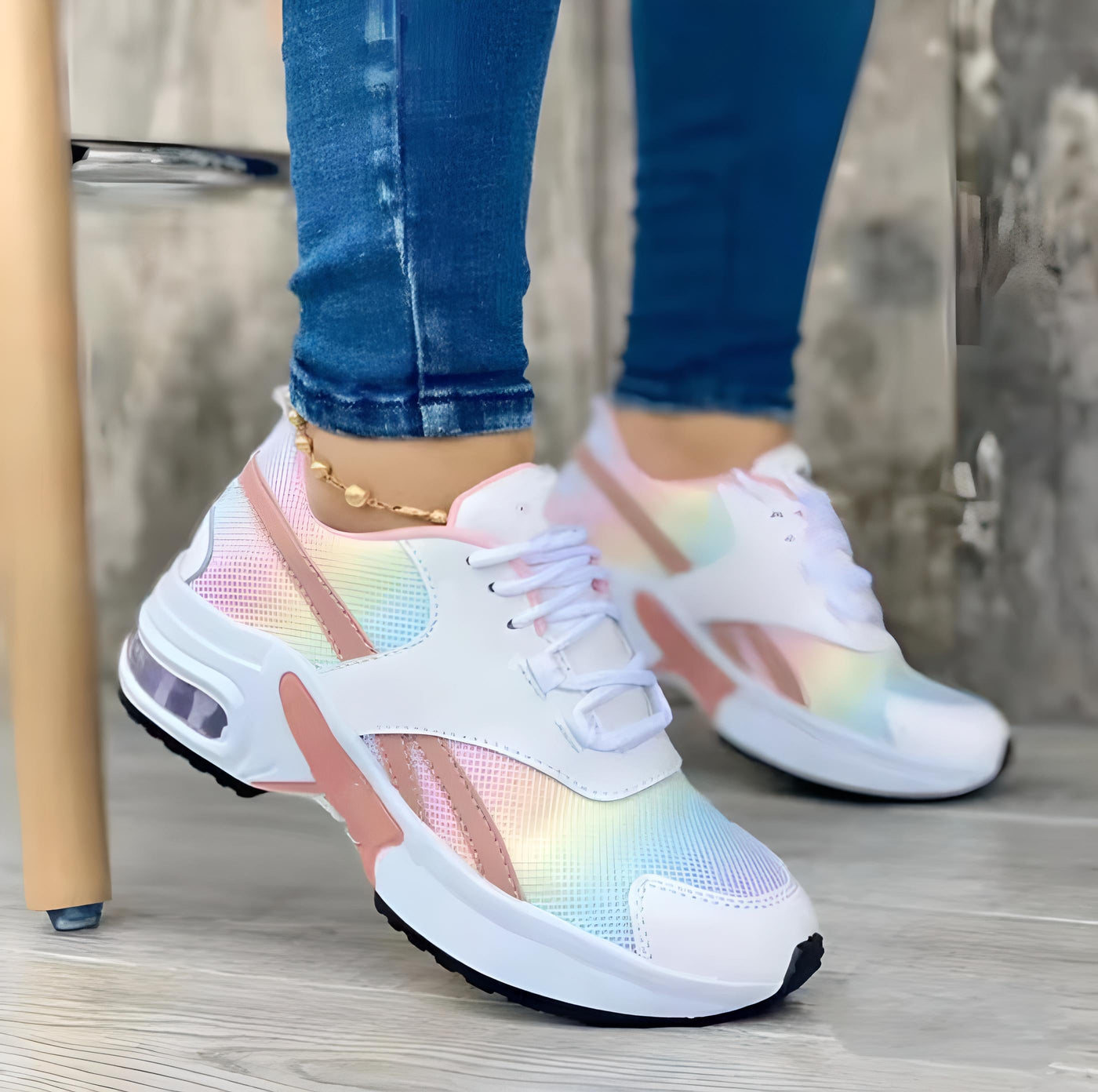 Sneakersy Z Sznurowadłami | Nowoczesny Design