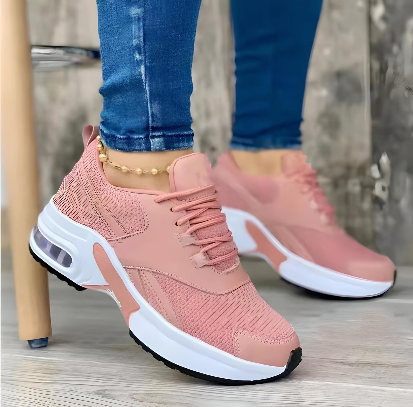 Sneakersy Z Sznurowadłami | Nowoczesny Design