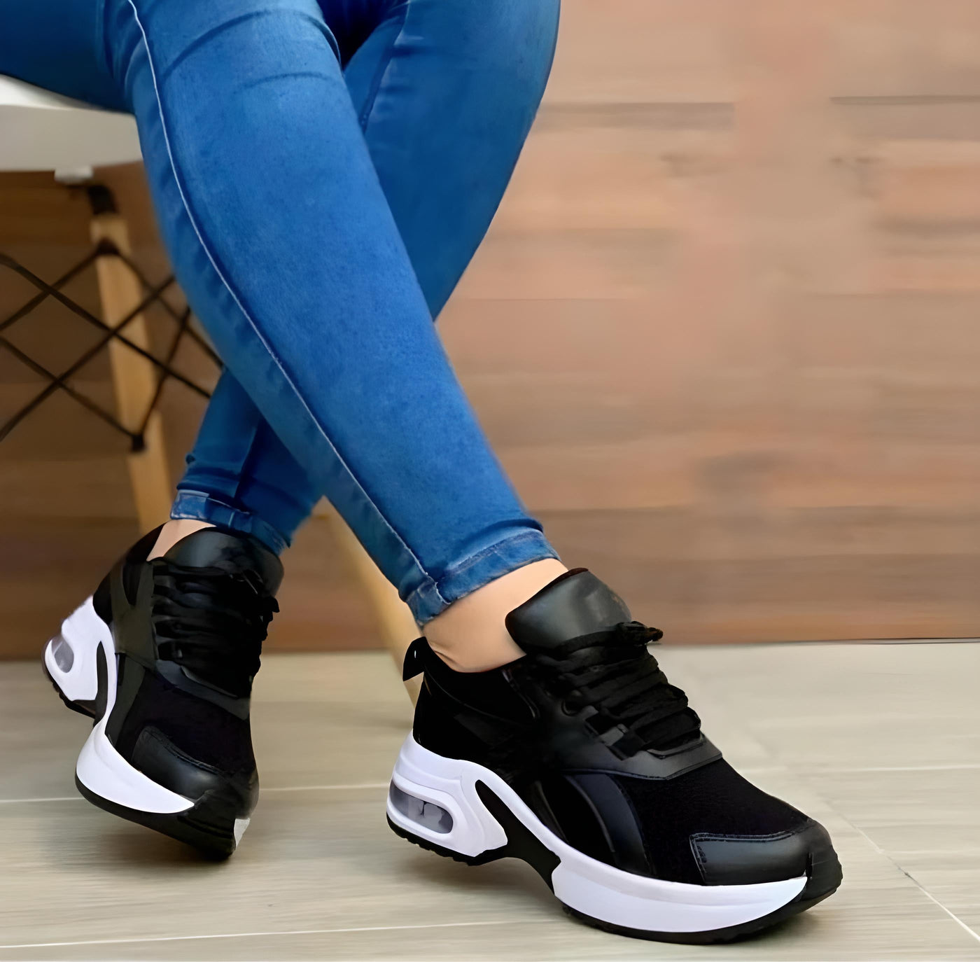 Sneakersy Z Sznurowadłami | Nowoczesny Design